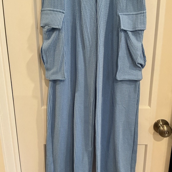 Blue Ribbed Two-Piece Set - Picture 8 of 8